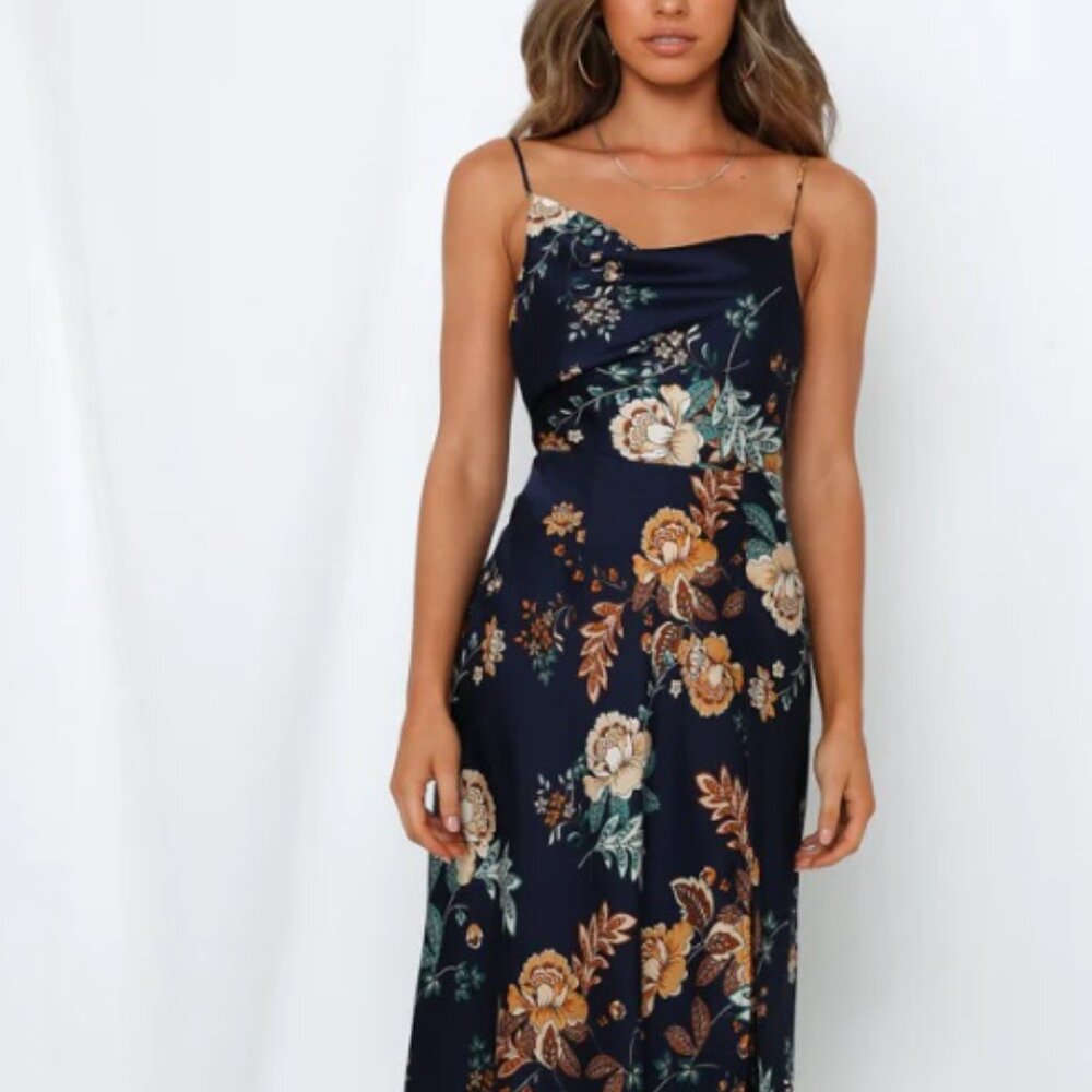 Hello Molly Atlas Maxi Dress Navy